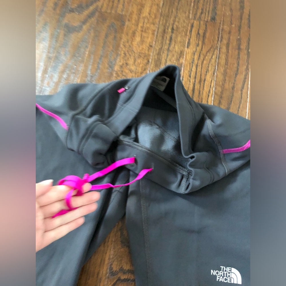 The North Face Women’s S Dark Gray Fleece-Lined Long Ankle Leggings w/Pockets - Picture 5 of 16